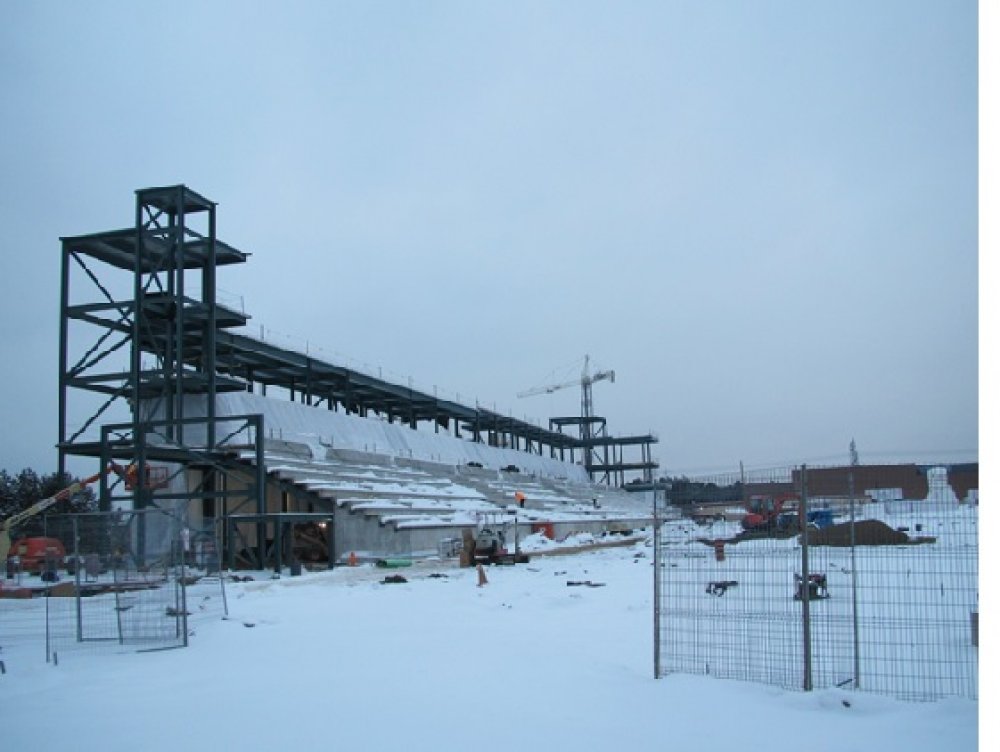Construction of Pan Am and Parapan Am Athletics Stadium at York University Construction of Pan Am and Parapan Am Athletics Stadium at York University