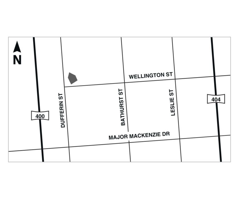 King City Aggregate Depot: Sitemap of the King City aggregate depot location which give a detailed description of finding the location in the local area.