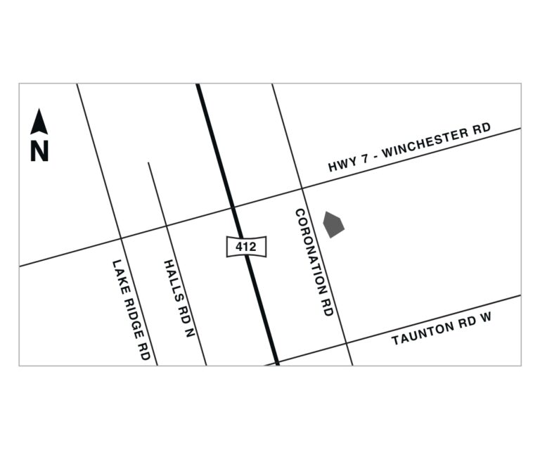 Whitby Aggregate Pit: Sitemap
